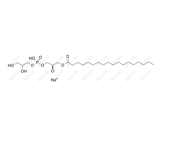 1-硬脂酰基-2-羟基-sn-甘油-3-磷酸-(1'-rac-甘油)(钠盐)