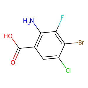 2-氨基-4-溴-5-氯-3-氟苯甲酸