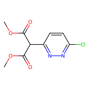 Propanedioic acid, 2-(6-chloro-3-pyridazinyl)-, 1,3-dimethyl ester