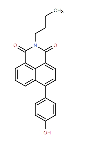 1H-Benz[de]isoquinoline-1,3(2H)-dione, 2-butyl-6-(4-hydroxyphenyl)-