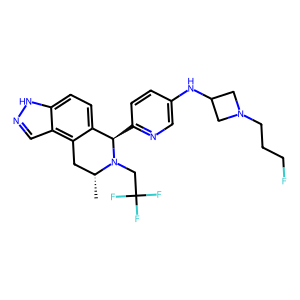 N-(1-(3-氟丙基)氮杂环丁烷-3-基)-6-((6S,8R)-8-甲基-7-(2,2,2-三氟乙基)-6,7,8,9-四氢-3H-吡唑并[4,3-f]异喹啉-6-基)吡啶-3-胺