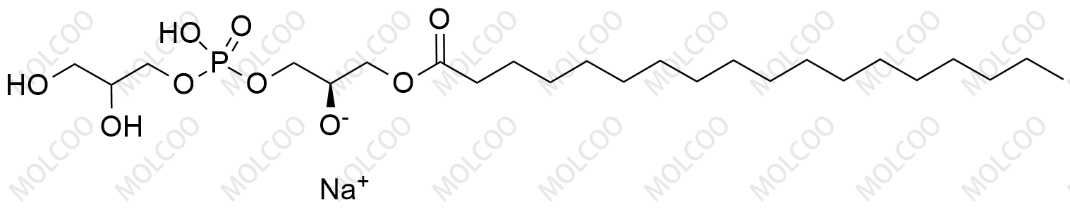 1-硬脂酰基-2-羟基-sn-甘油-3-磷酸-(1'-rac-甘油)(钠盐)