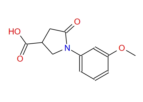 1-(3-甲氧基-苯基)-5-氧代-吡咯烷-3-羧酸