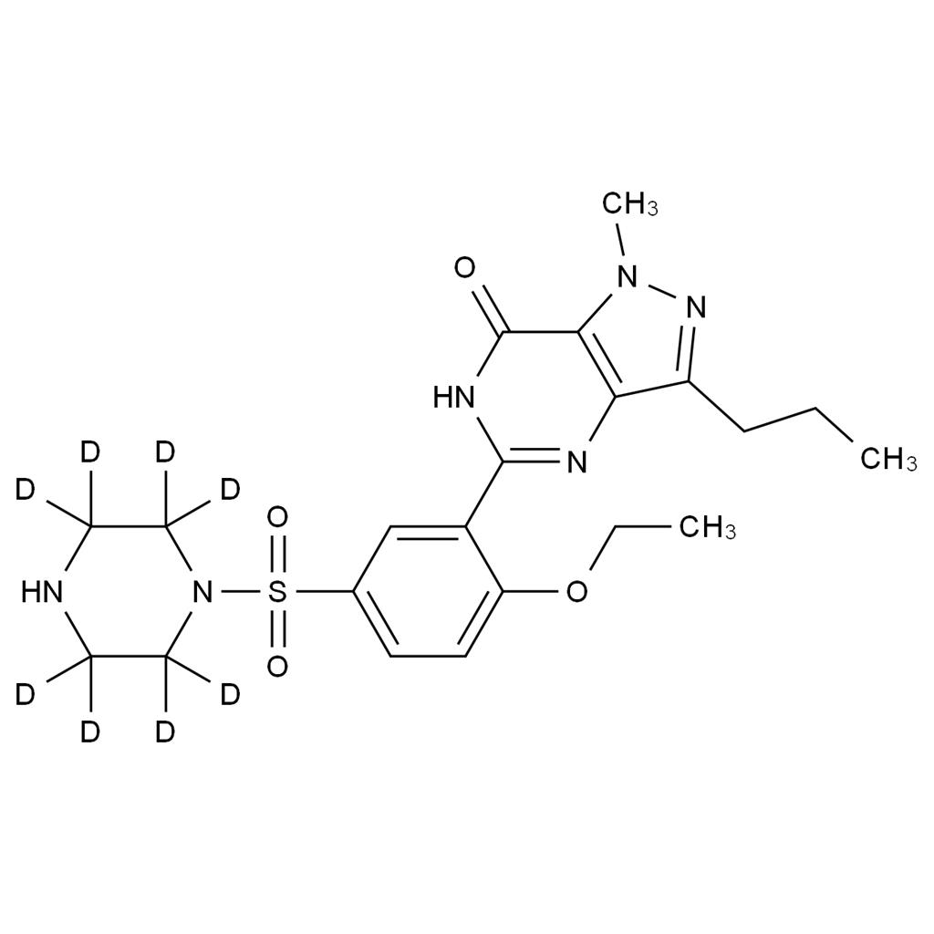 CATO_西地那非EP杂质F-d8 (N-去甲基西地那非-d8)_1185168-06-2_97%