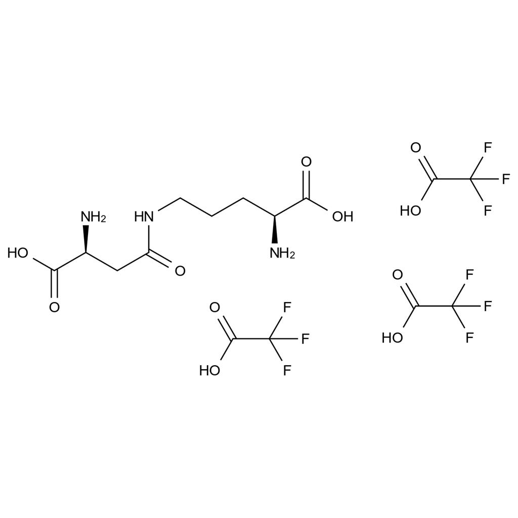 CATO_（S） -2-氨基-5-（（S）-3-氨基-3-羧丙酰胺）戊酸三氟乙酸盐_2135301-50-5_97%