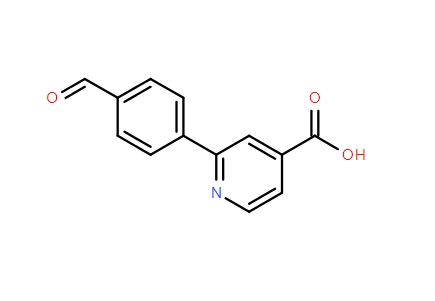 2-(4-甲酰基苯基)吡啶-4-羧酸