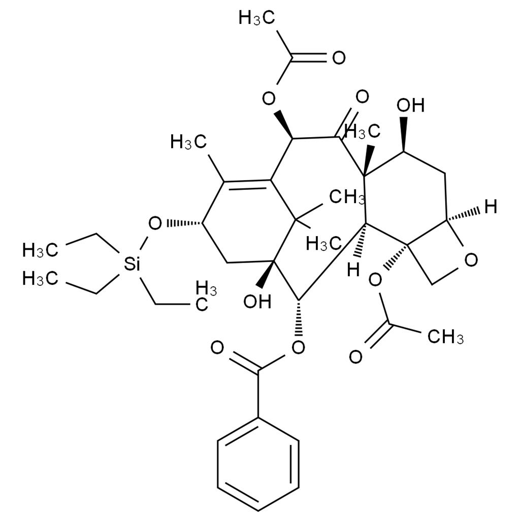 CATO_紫杉醇杂质17(13-O-（三乙基甲硅烷基）浆果赤霉素III)_208406-86-4_97%