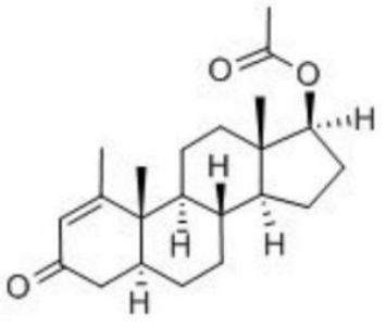 美替诺龙醋酸酯；434-05-9