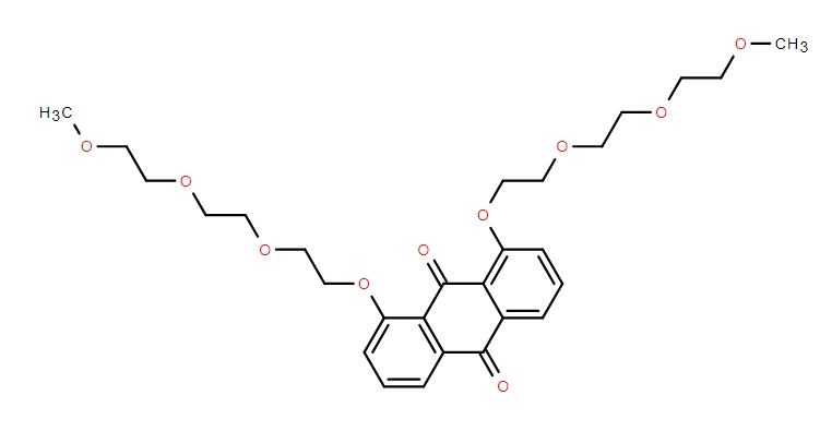 9,10-Anthracenedione, 1,8-bis[2-[2-(2-methoxyethoxy)ethoxy]ethoxy]-