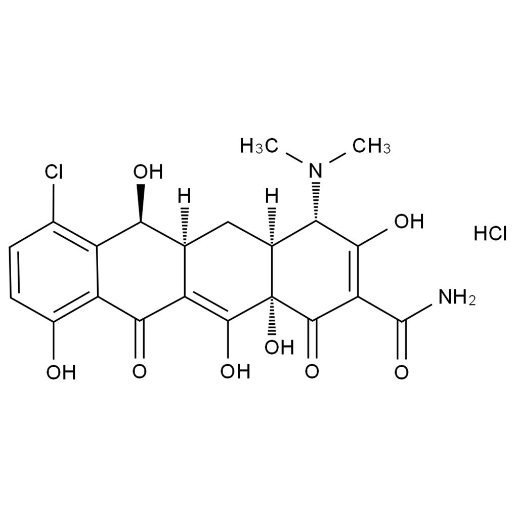 CATO_盐酸地美环素_64-73-3_97%