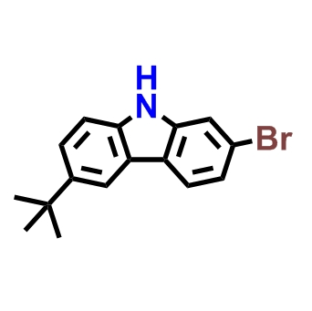 2-溴-6-(叔丁基)-9H-咔唑 ；1899877-48-5