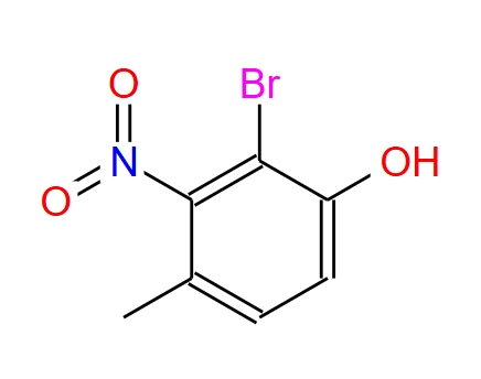 2-溴-3-硝基-4-甲基苯酚