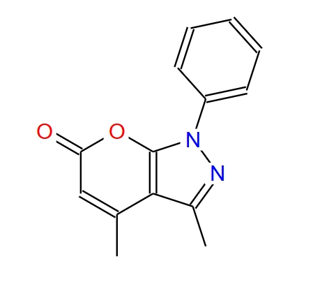 3,4-二甲基-1-苯基吡喃并[2,3-C]吡唑-6(1H)-酮