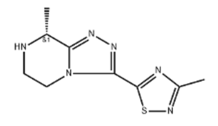 (R)-3-甲基-5-(8-甲基-5,6,7,8-四氢-[1,2,4]三唑并[4,3-a]吡嗪-3-基)-1,2,4-噻二唑盐酸盐