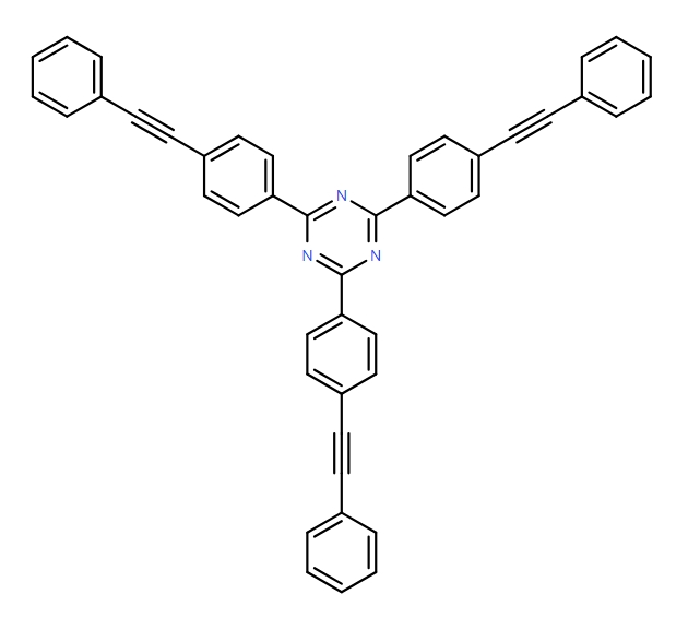 1,3,5-Triazine, 2,4,6-tris[4-(2-phenylethynyl)phenyl]-