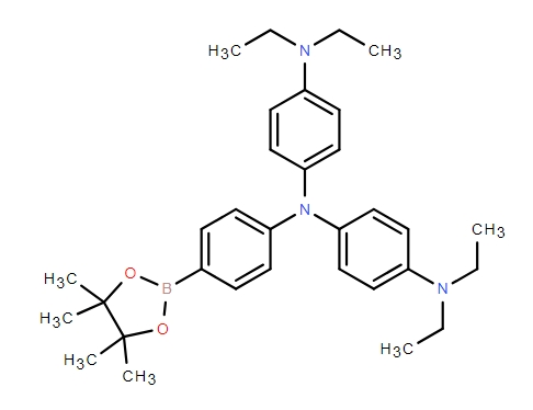 1,4-Benzenediamine, N1-[4-(diethylamino)phenyl]-N4,N4-diethyl-N1-[4-(4,4,5,5-tetramethyl-1,3,2-dioxaborolan-2-yl)phenyl]-