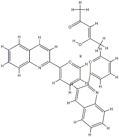 双(2-苯基喹啉)(乙酰丙酮) 铱 (III) 1173886-71-9