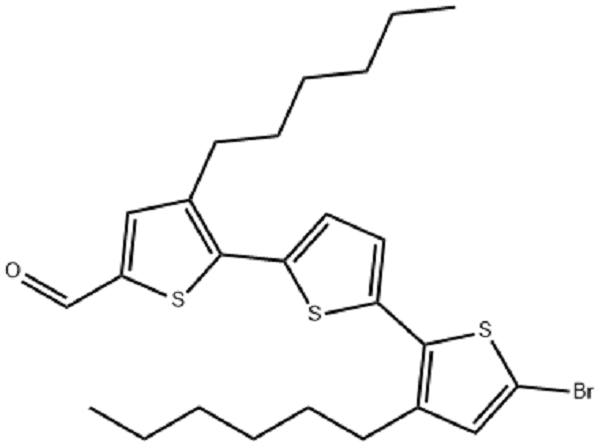 5-甲醛,5'-溴-3,3''-二己基-[2,2':5',2'']-三噻吩