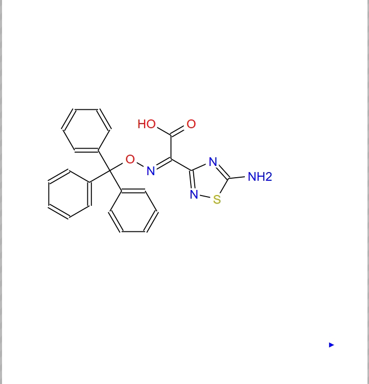 (Z)-2-(5-氨基-1,2,4-噻二唑-3-基)-2-三苯甲基氧基亚氨基乙酸