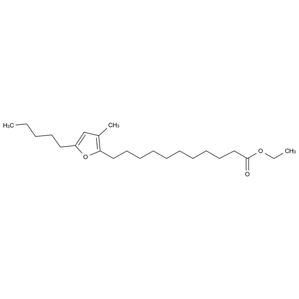 CATO_11-(3-甲基-5-戊基呋喃-2-基)十一酸乙酯_76859-13-7_97%