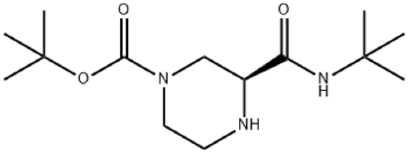 4-叔丁氧羰基-2(S)-哌嗪叔丁酰胺