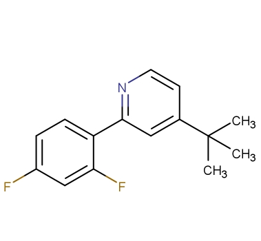 583052-24-8  2-(2,4-二氟苯基)-4-叔丁基吡啶   2-(2,4-difluorophenyl)-4-(1,1-dimethylethyl)-pyridine