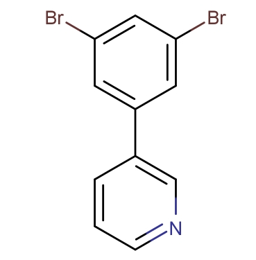 141938-31-0  3-(3,5-二溴苯基)吡啶  3-(3,5-dibromophenyl)pyridine