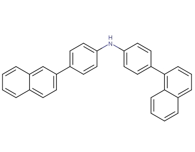 4-(萘-1-基)-N-(4-(萘-2-基)苯基)苯胺  1446448-95-8  4-(Naphthalen-1-yl)-N-(4-(naphthalen-2-yl)phenyl)aniline