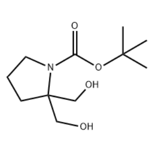 1-Pyrrolidinecarboxylic acid, 2,2-bis(hydroxymethyl)-, 1,1-dimethylethyl ester