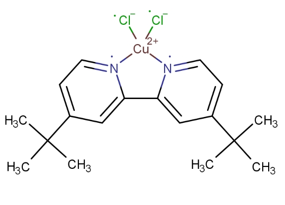 1264222-51-6   4,4'-二叔丁基-2`2-联吡啶二氯化铜   4,4'- Di-tert-butyl-2'2-bipyridyl Copper dichloride