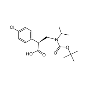 (S)-3-[(叔丁氧基羰基)(异丙基)氨基]-2-(4-氯苯基)丙酸