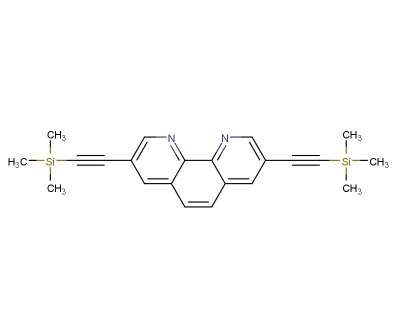 320573-10-2  3,8-双(三甲基硅乙炔基)-1,10-菲咯啉  3,8-bis[(trimethylsilyl)ethynyl]-1,10-phenanthroline