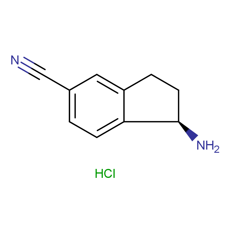 (R)-1-氨基-2,3-二氢-1H-茚-5-甲腈盐酸盐