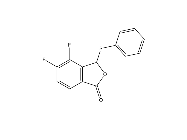 4,5-二氟-3-(苯硫基)异苯并呋喃-1(3H)-酮