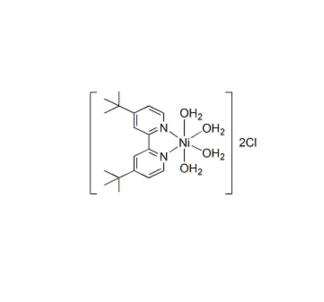 2035424-75-8  4,4'-二-叔丁基-2,2'-联吡啶四水二氯化镍  Nickel, tetraaqua[4,4'-bis(1,1-dimethylethyl)-2,2'-bipyridine], chloride