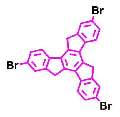 353752-15-5 ；2,7,12-三溴-10,15-二氢-5H-二茚并[1,2-a:1'，2'-c]氟代