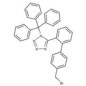 N-(三苯基甲基)-5-(4'-溴甲基联苯-2-基)四氮唑