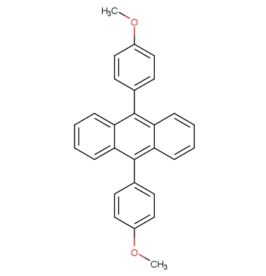 24672-76-2  9,10-双(4-甲氧基苯基)蒽  9,10-Bis(4-methoxyphenyl)anthracene