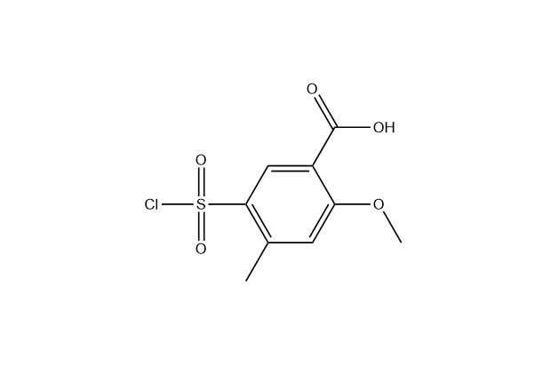 5-（氯磺酰基）-2-甲氧基-4-甲基苯甲酸