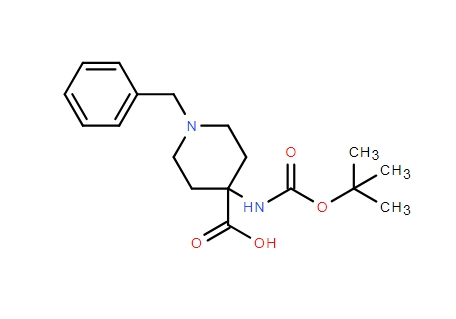 1-苄基-4-(BOC-氨基)哌啶-4-羧酸