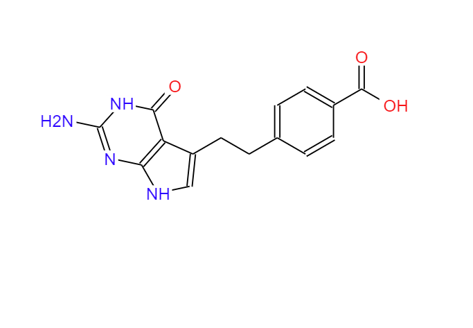 培美曲塞二钠中间体四 4-[2-(2-氨基-4,7-二氢-4-氧代-3H-吡咯并[2,3]嘧啶-5-基)乙基]苯甲酸