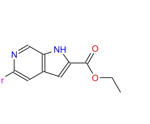 2-乙氧羰基-5-溴-6-氮杂吲哚