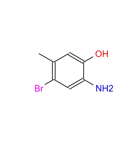 4-溴-5-甲基-2-氨基苯酚