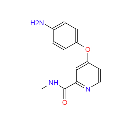 4-(4-氨基苯氧基-2-吡啶基)]-2-甲基甲酰胺 （同时也是瑞格菲尼中间体）