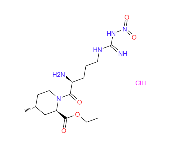 (2R,4R)-1-[2-氨基-5-[[亚氨基(硝基氨基)甲基]氨基]-1-氧代戊基]-4-甲基-2-哌啶甲酸乙酯盐酸盐