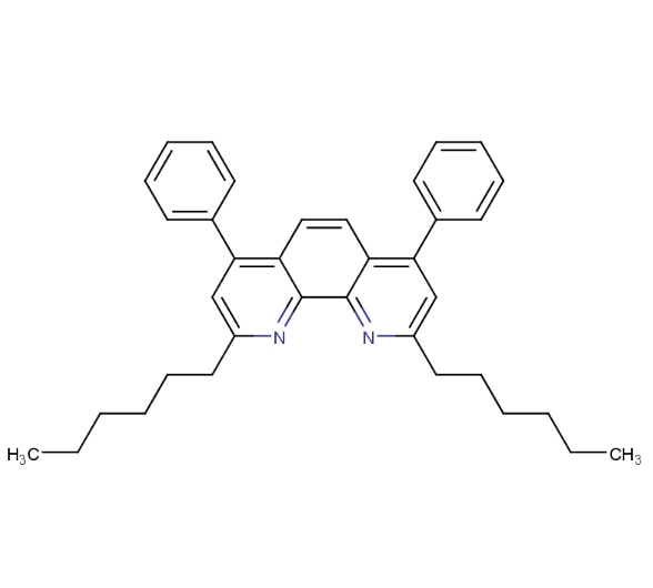 1603135-09-6  2,9-二己基-4,7-二苯基-1,10-菲咯啉  2,9-Dihexyl-4,7-diphenyl-1,10-phenanthroline