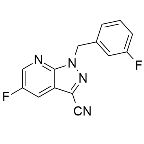 5-fluoro-1-(3-fluorobenzyl)-1H-pyrazolo[3,4-b]pyridine-3-carbonitrile	维立西呱杂质35