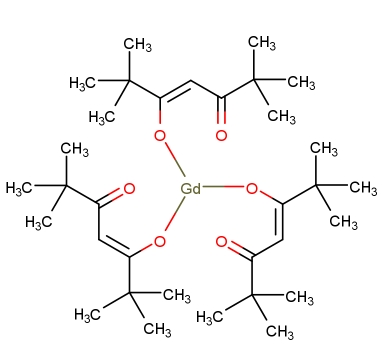 14768-15-1 三(2,2,6,6-四甲基-3,5-庚二酮酸)钆 Tris(2,2,6,6-tetramethylheptane-3,5-dionato-O,O')gadolinium