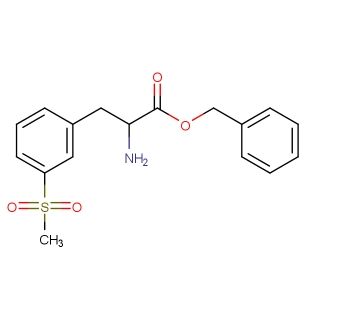 1194550-59-8 (S)-2-氨基-3-甲砜基-苯丙酸苄酯 benzyl (S)-2-amino-3-(3-(methylsulfonyl)phenyl)propanoate