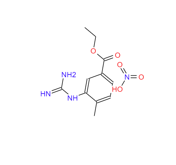 尼罗硝酸胍基物-甲酯 3-[(氨基亚胺甲基)氨基]-4-甲基苯甲酸乙酯硝酸盐